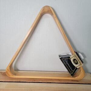 Tournament Choice 15 Ball Wooden Rack Pool Triangle NEW